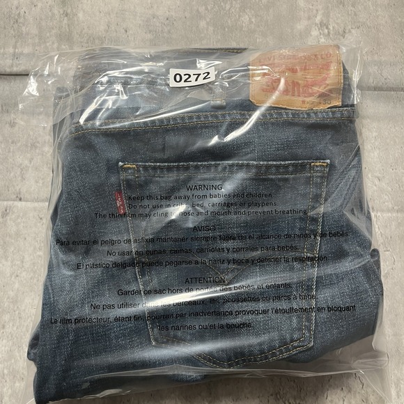 Levi's 527 Men's 42x30 Bootcut Jeans Dark Wash Classic Fit Denim Lightweight - Picture 9 of 9